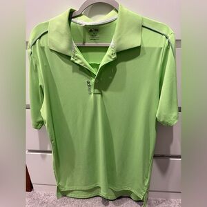 Adidas Men's Lime Green Golf Polo Shirt